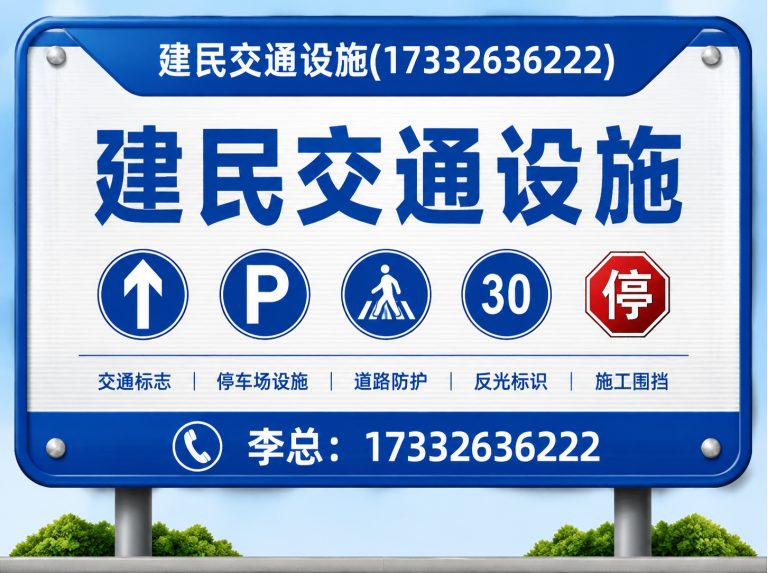 文安县标志杆展示图